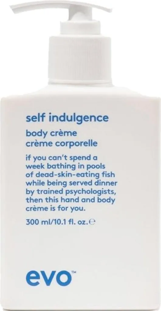 Evo Self Indulgence Crème Corps 300ml : Hydratation Intense et Douceur