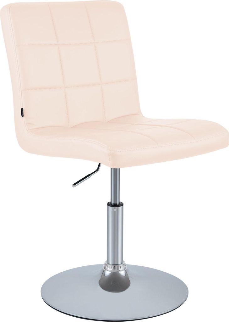 CLP Esszimmerstuhl Ricky Kunstlederbezug höhenverstellbar 360° drehbar Farbe:creme