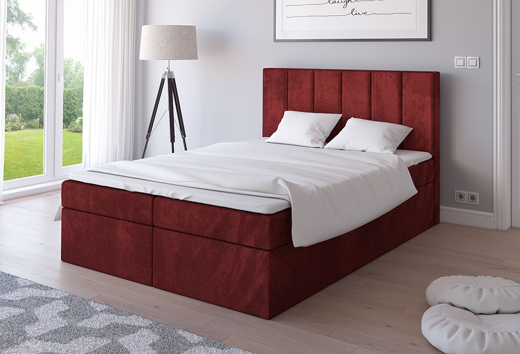 Boxspringbett Schlafzimmerbett CORNELIS 200x200cm inkl.Bettkasten