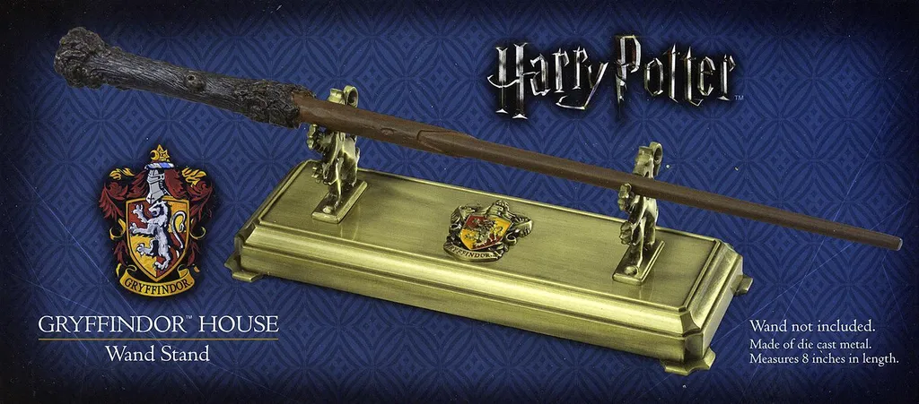 Support baguette magique Harry Potter Gryffondor 20 cm - Socle de luxe