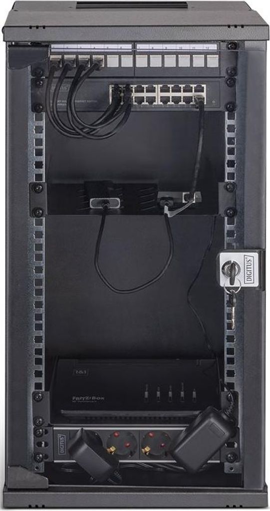 Digitus Netzwerk-Set SOHO Pro, 254 mm (10") - 12HE, 315 x Produktbild 