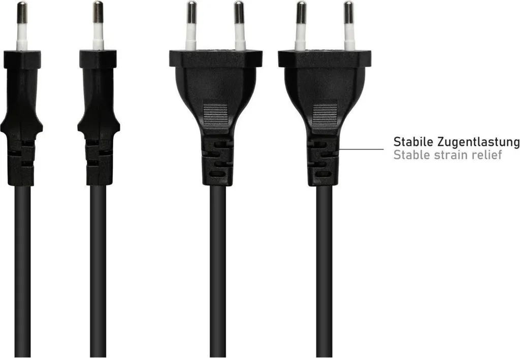 Câble de Remplacement pour Lampe et Appareil Euro à Extrémité Libre 1,5m