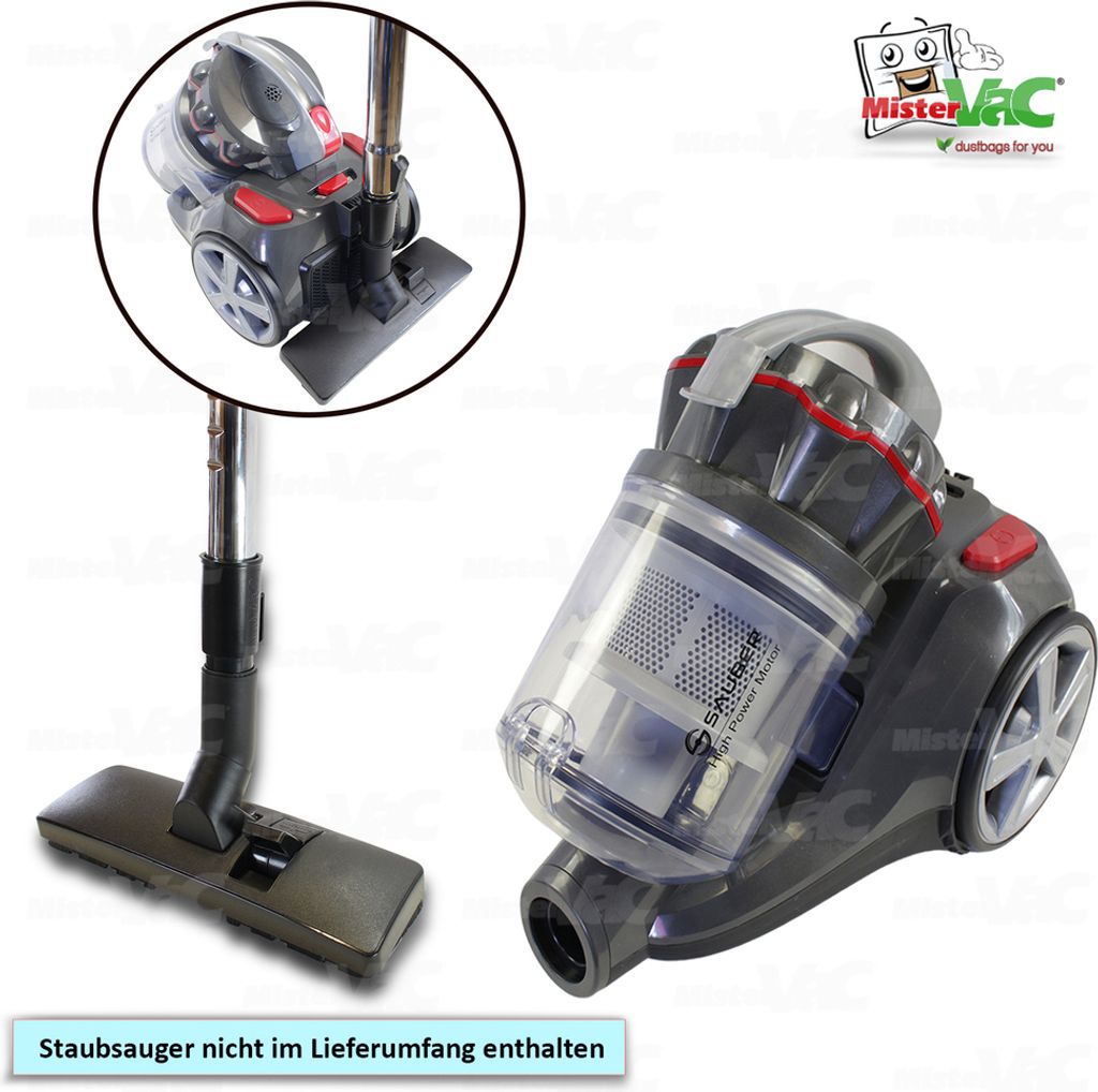 MisterVac Staubsaugerdüse Bodendüse Manuelle Düse Ersatzdüse kompatibel mit Sauber VCE 127317.2