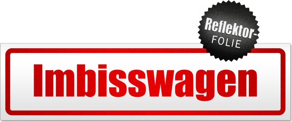 Imbisswagen Magnetschild Schild magnetisch