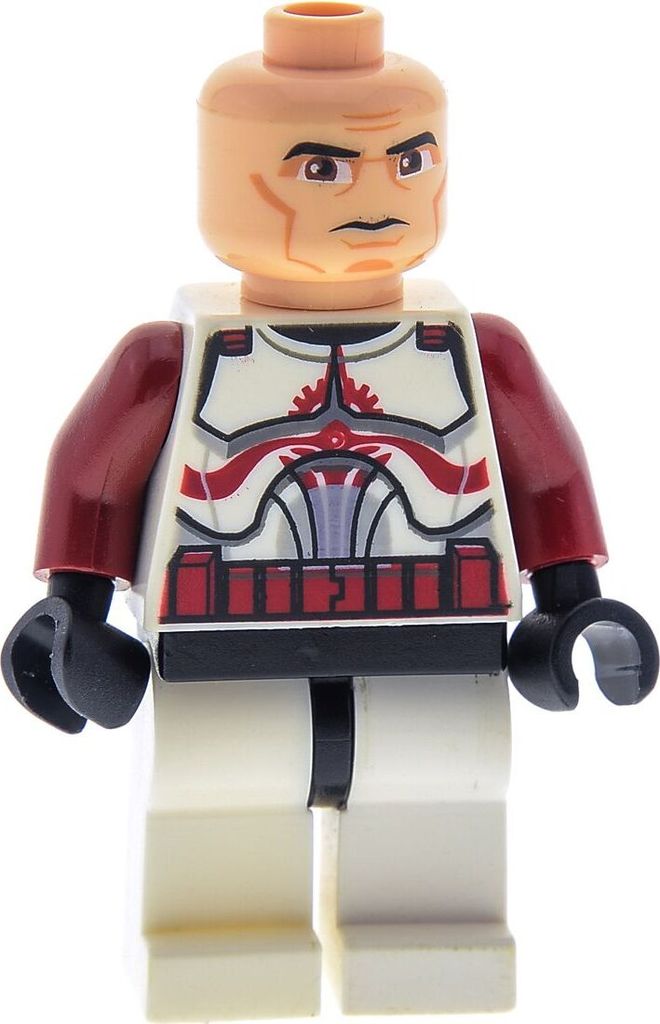 1x Lego Minifigur Star Wars Clone Wars Commander Fox ohne Produktbild 