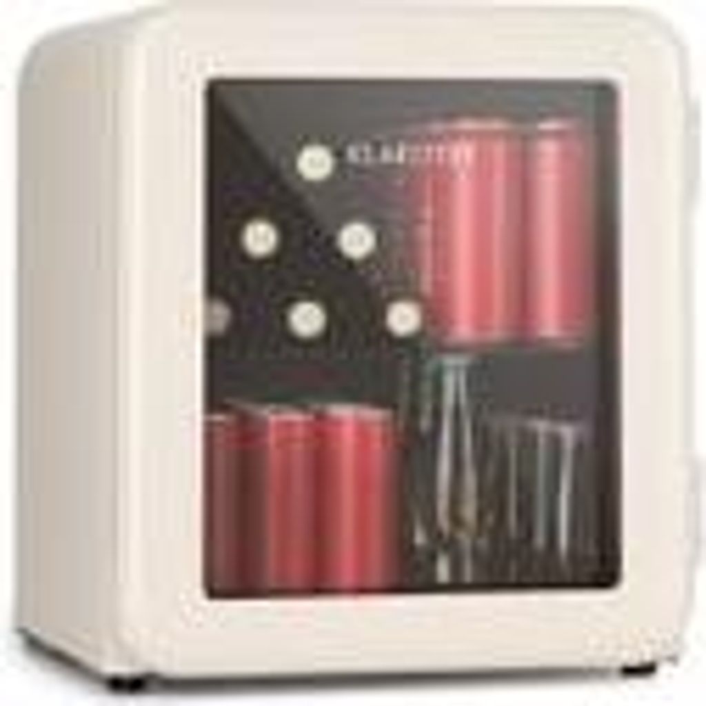 Klarstein Mini Kühlschrank mit Glastür, 48L Produktbild 