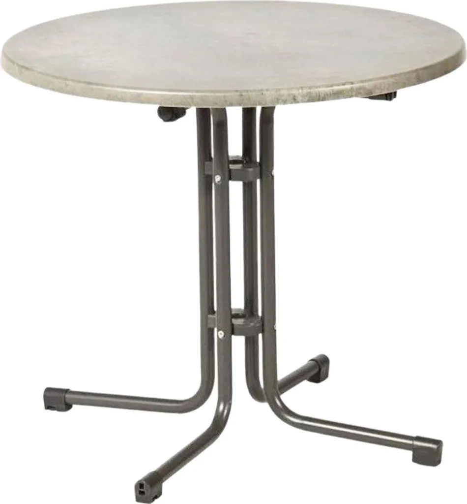 Table de jardin BASIC-CLASSIC modèle 681/11 anthracite en aluminium