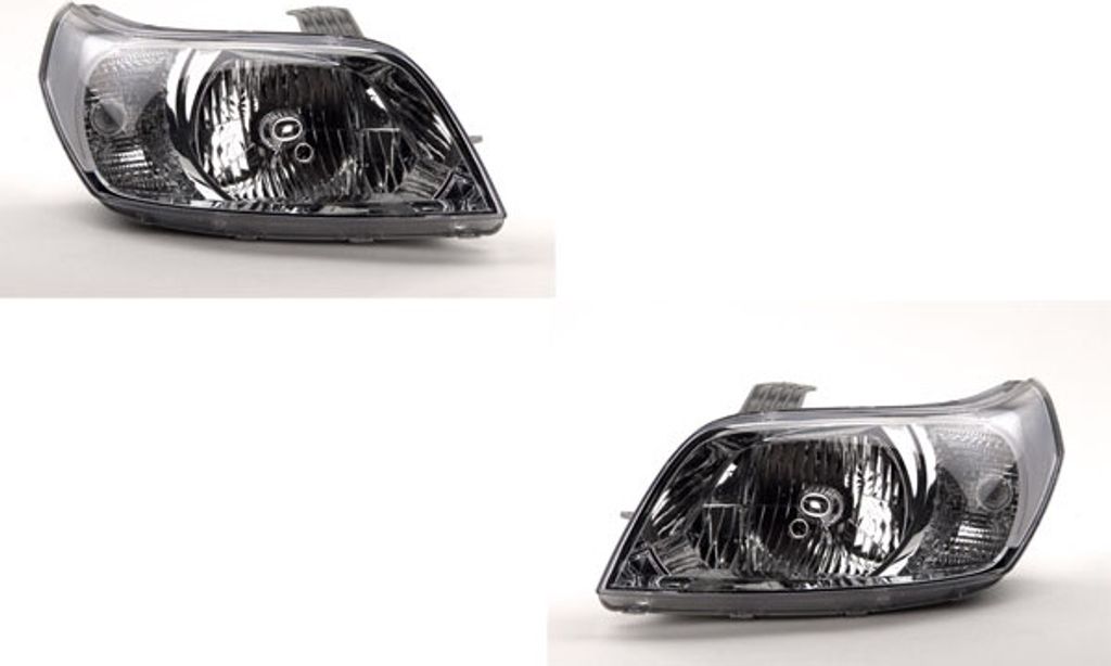 Johns, Scheinwerfer Halogen passend für Chevrolet Aveo 08 04/2008- H4 Satz Links Rechts 96650754 96650755