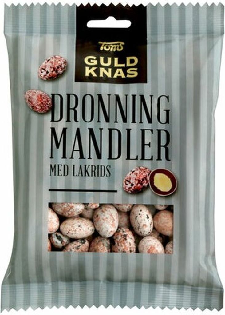 Toms Dronning Mandler Med Lakrids 220g Produktbild 