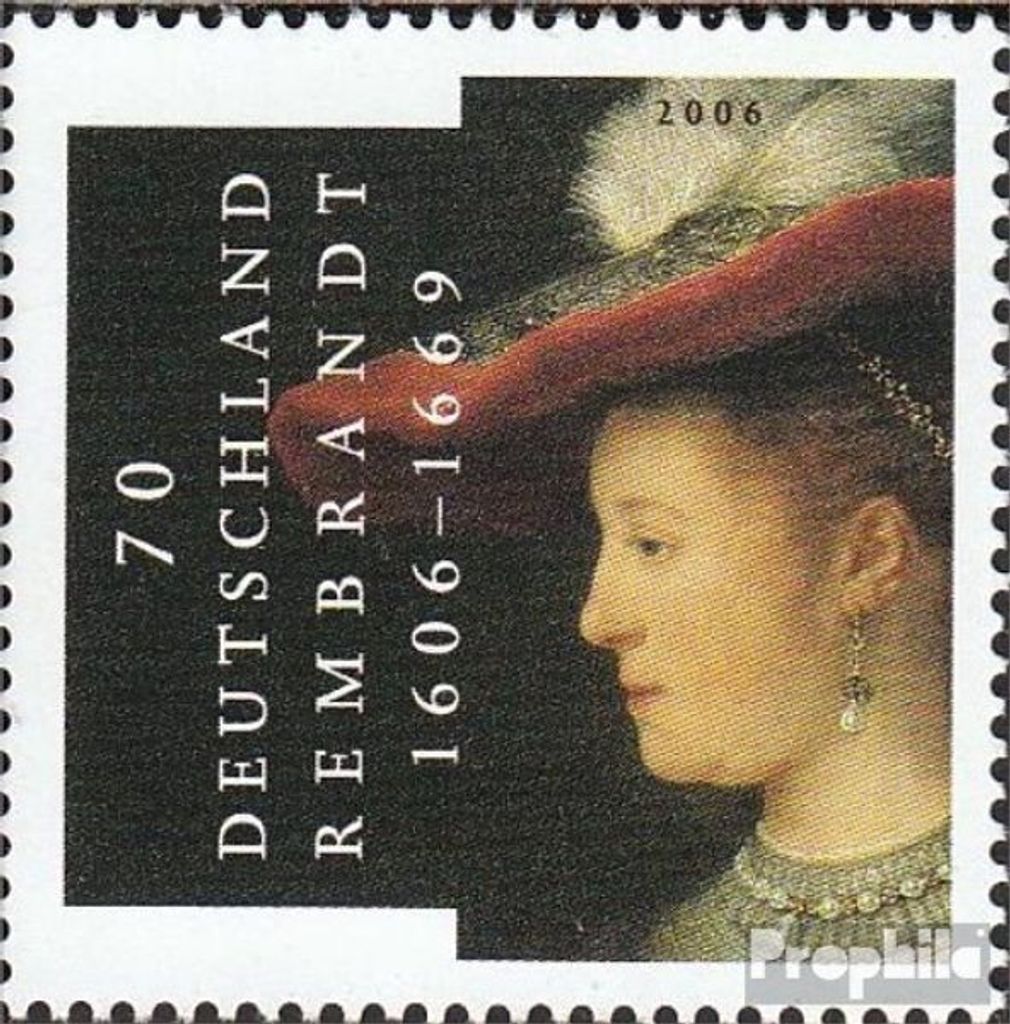 Briefmarken BRD (BR.Deutschland) 2006 Mi 2550 (kompl.Ausg.) FDC Rembrandt