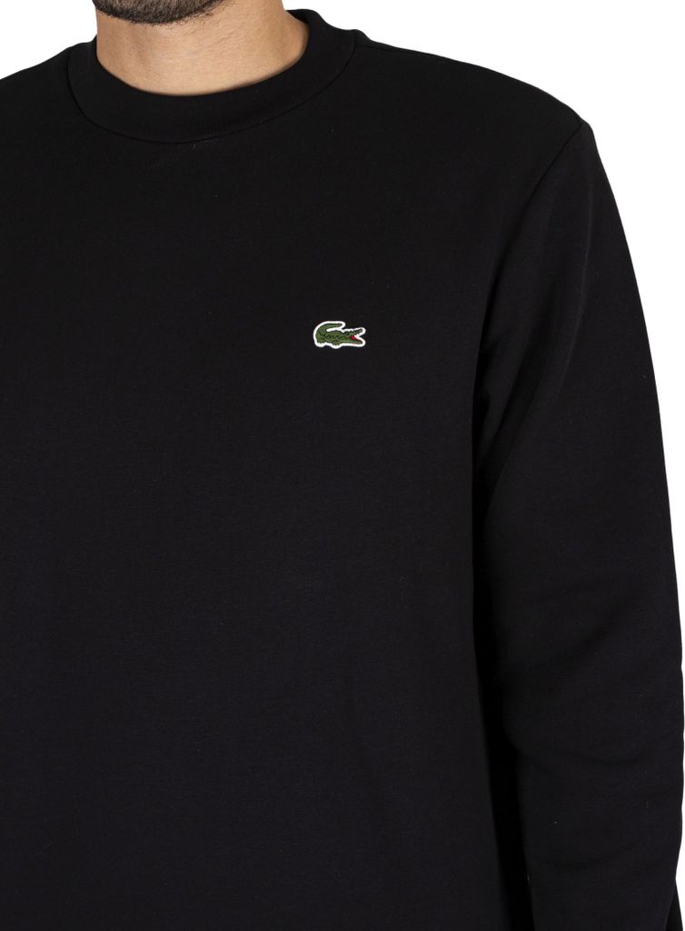 Lacoste Pullover Sweatshirt aus aufgerauter Baumwolle mit Produktbild 10