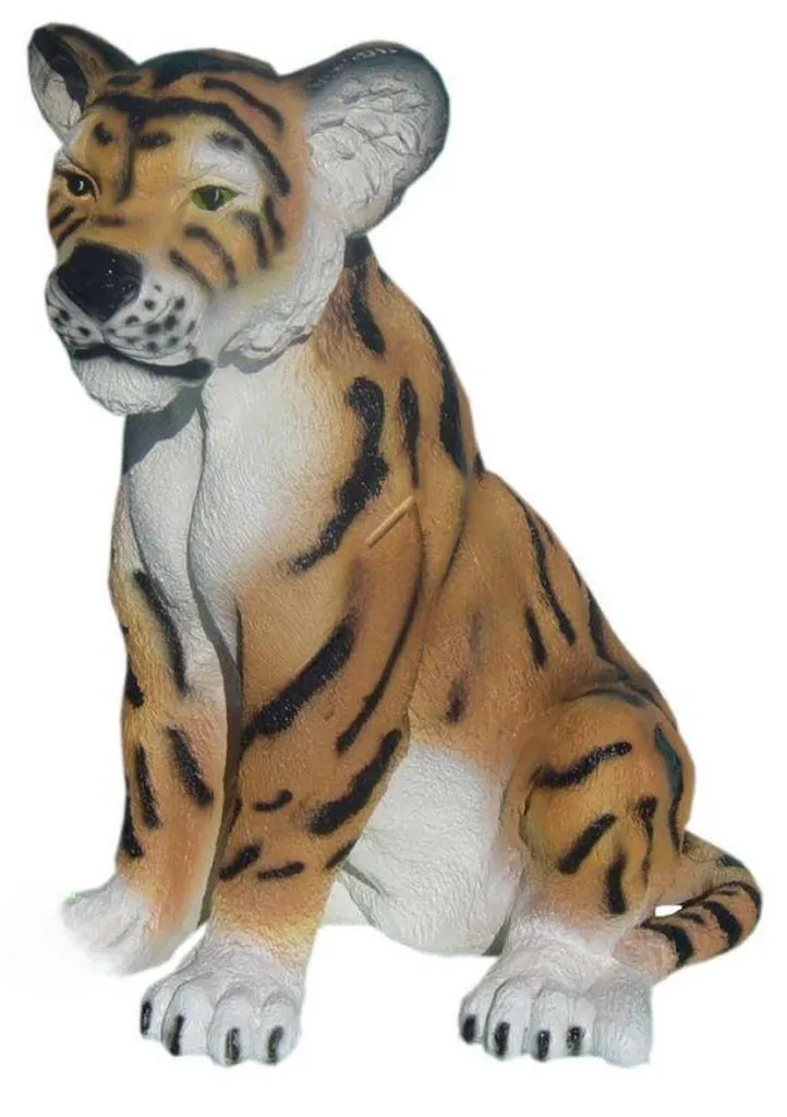 Décoration de Jardin Tigre : Statue Sculptée pour Ambiance Zoo et Nature