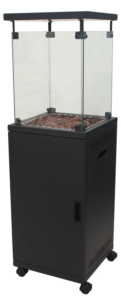 Chauffage d'Appoint à Gaz Noir Aga MR8157 pour Intérieur Confortable