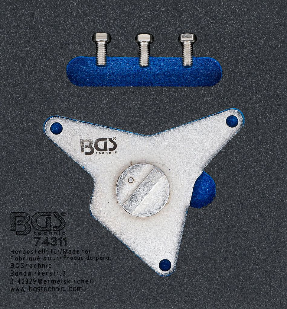 BGS 74311 Werkstattwageneinlage 1/6: Nockenwellen- Einstellwerkzeug, für Alfa Romeo, Fiat, Lancia 1.4