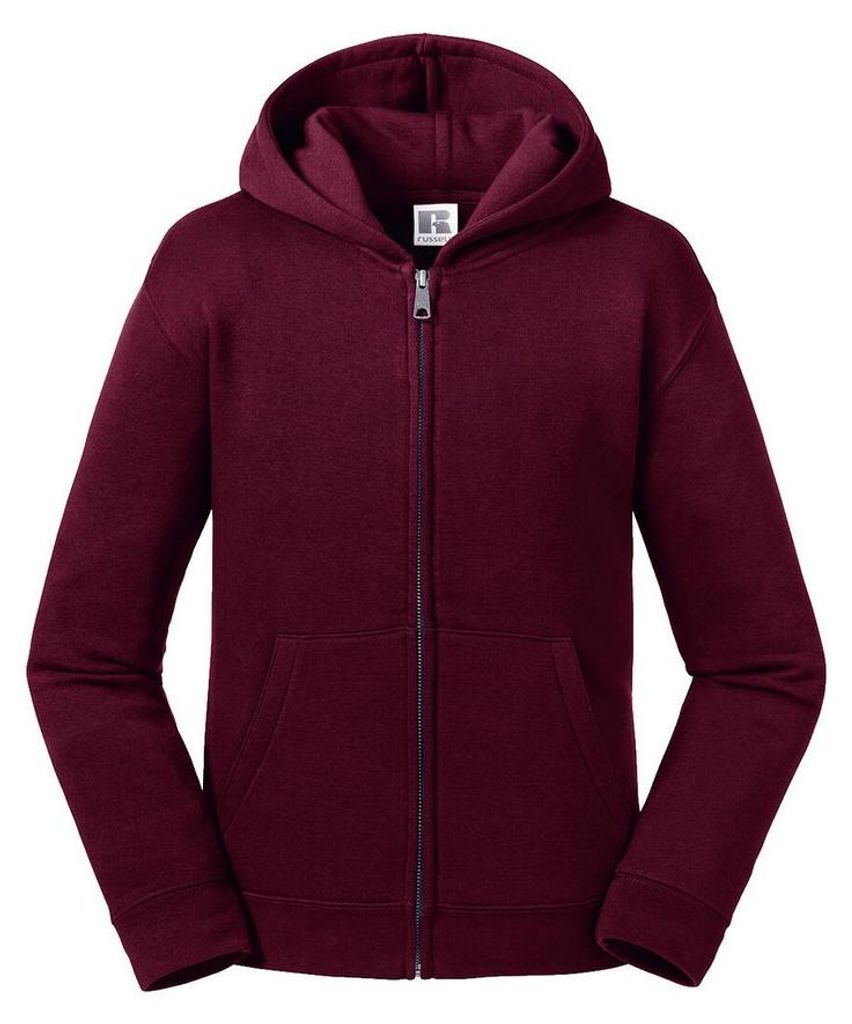 Russell - "Authentic" Hoodie mit durchgehendem Reißverschluss für Kinder FK2732 (140) (Burgunderrot)