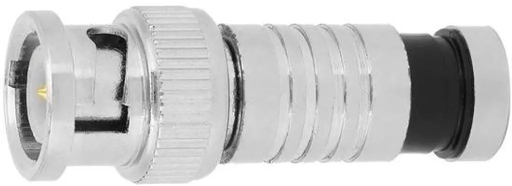 Lot de 10 raccords BNC pour câble RG59, embout de connexion vidéo CCTV