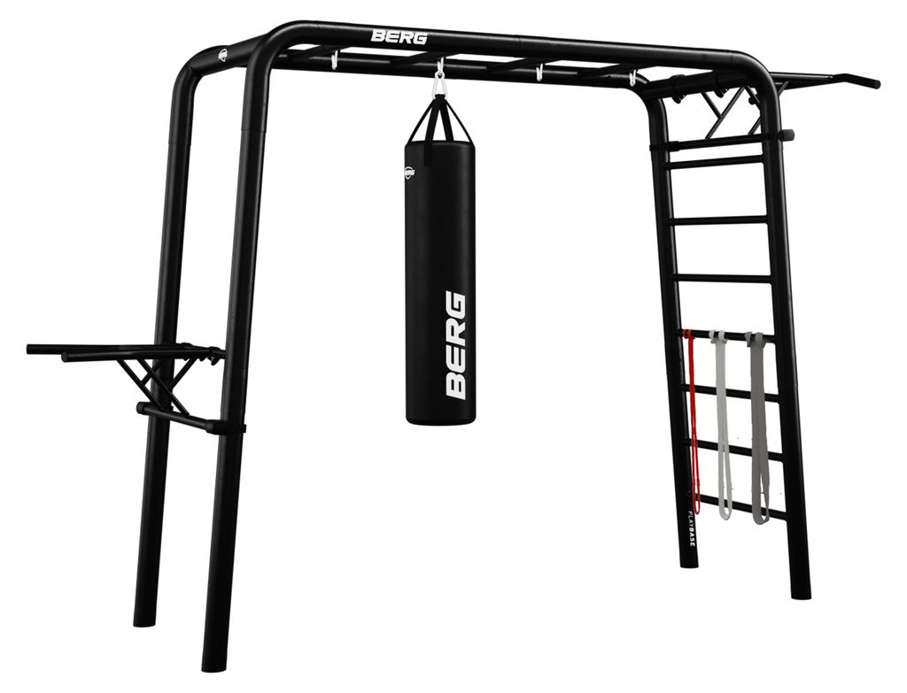 BERG PlayBase Medium Spiel- und Fitnessrahmen Schwarz