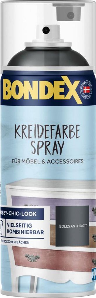 Bondex Kreidefarbe Spray 400 ml edles anthrazit