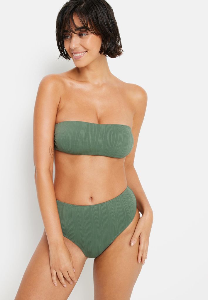 LSCN by Lascana Bandeau-Bikini olive Größe 34 Cup C/D