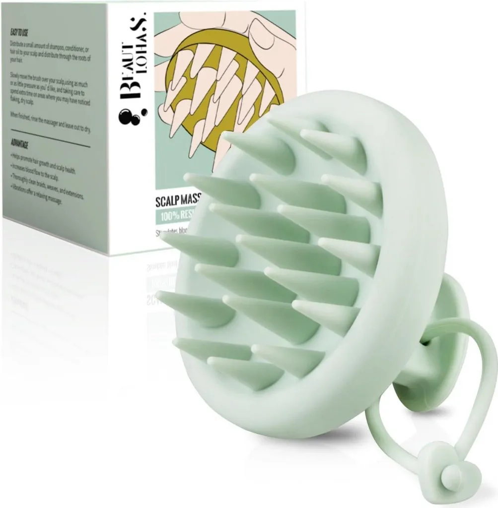Spazzola Esfoliante Cuoio Capelluto Silicone - Crescita Capelli e Salute