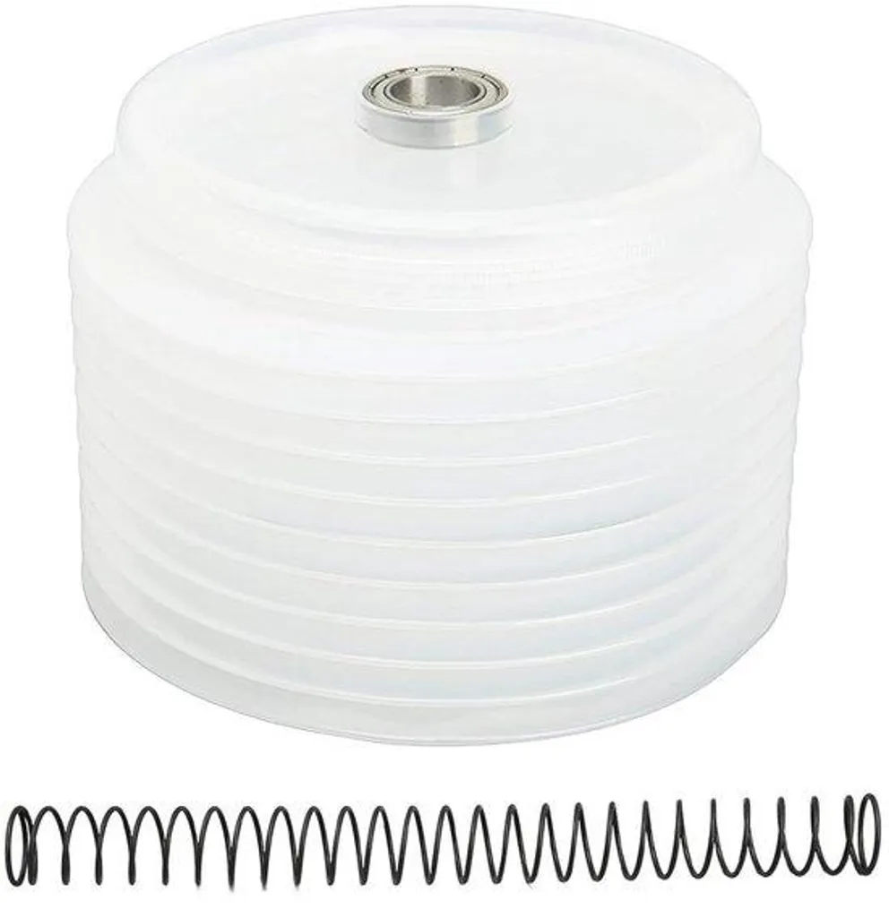 Revêtement silicone transparent 125mm pour tondeuse de jardin