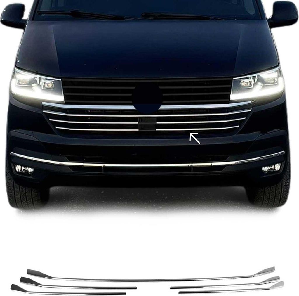 Lišty mřížky chladiče pro VW T6.1 Transporter 2019-2024 Obrázek produktu 