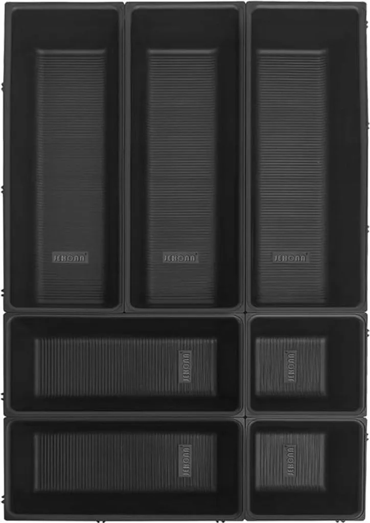 Range-couverts coulissant et insert de rangement extensible de tiroir - 2