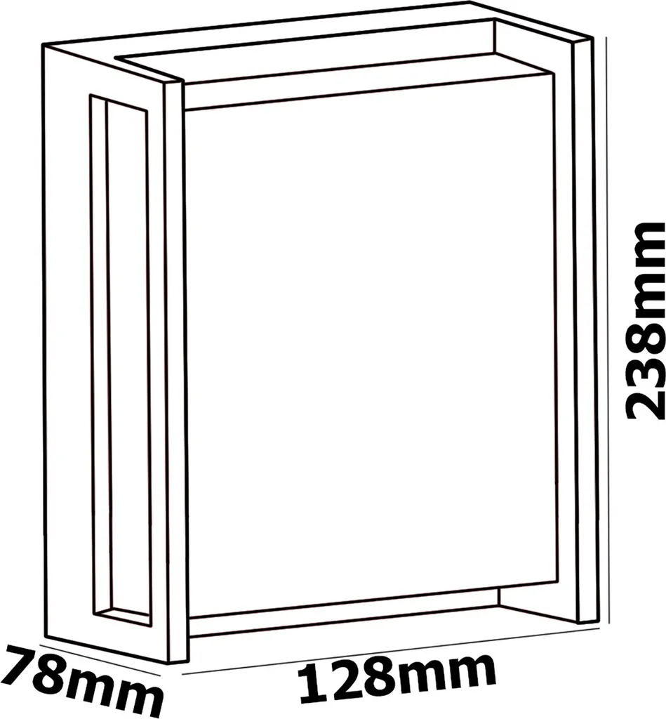 Applique d'extérieur noire KOBE 320032 Polux E27 pour façade moderne - 17