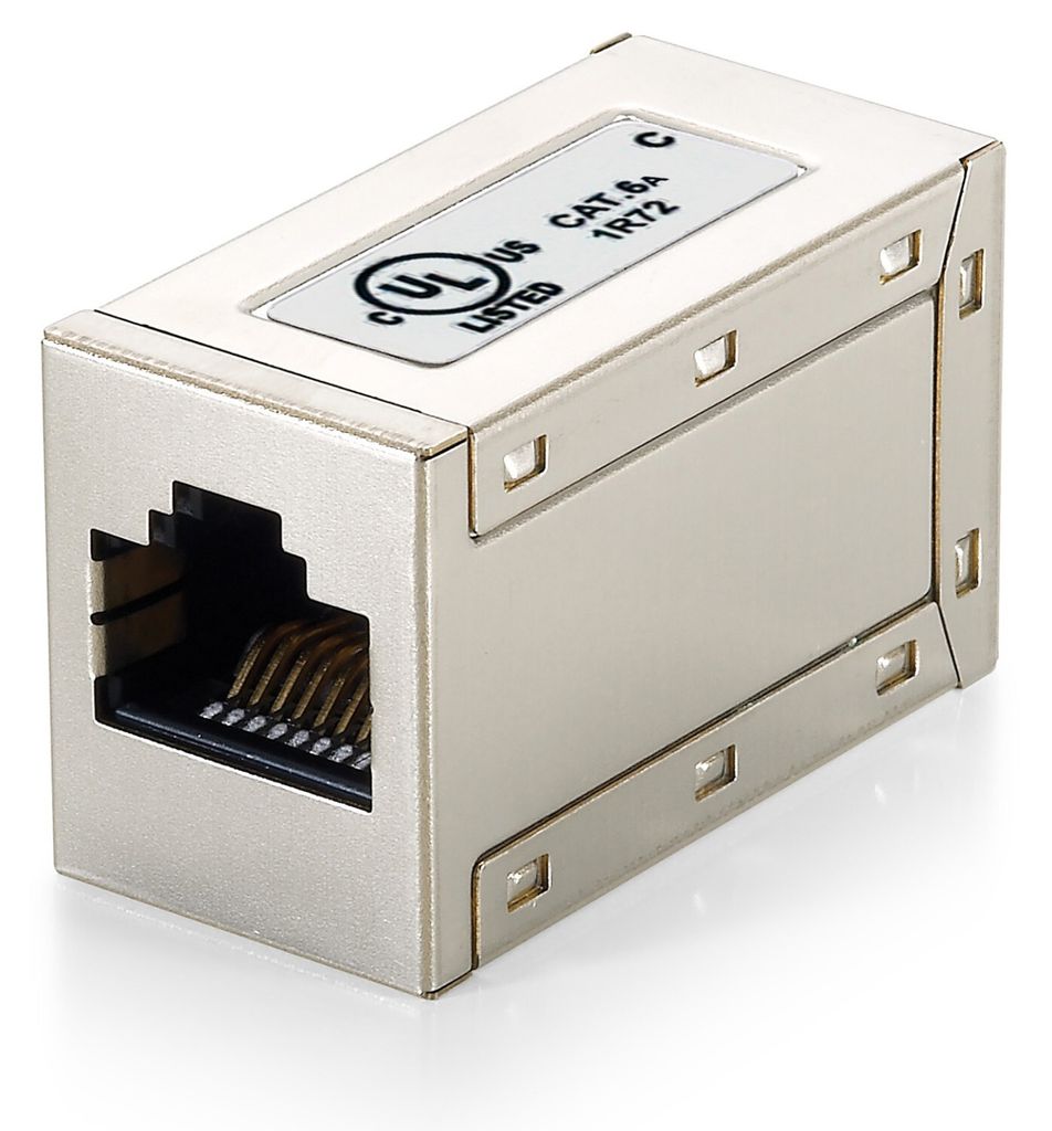 equip RJ45 Verbinder Geschirmt 1:1 Cat.6a