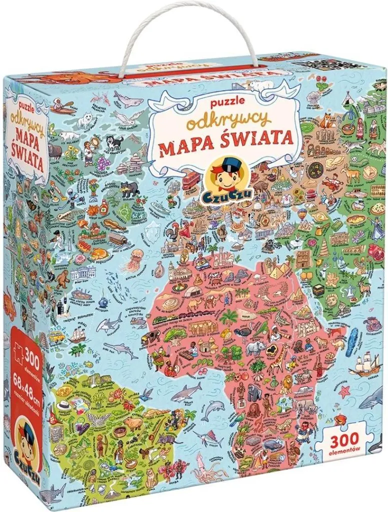 CzuCzu Puzzle Explorer Carte du Village 7+ 93693 - Jeu Éducatif Enfant