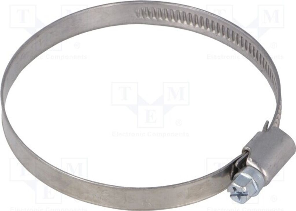 1x Schlauchschelle Bindung: 60÷80mm W: 9mm   AISI 430 D2060 Produktbild 