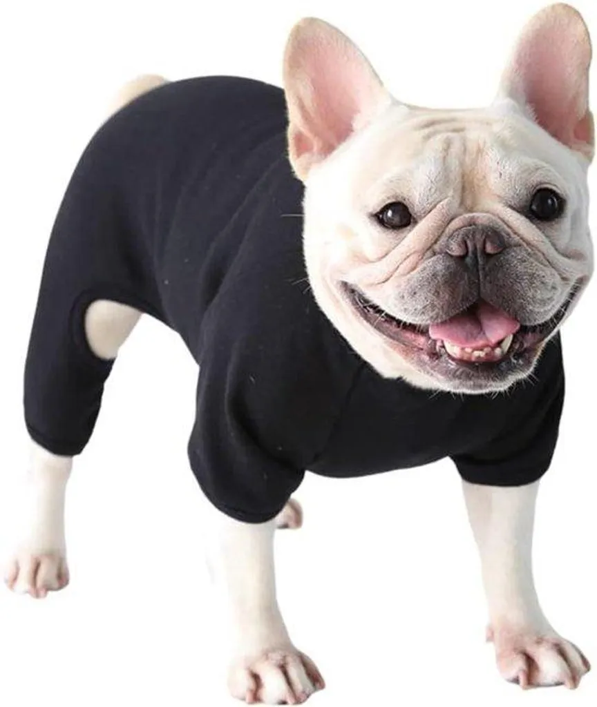 Semelle pour chien de taille moyenne - Bottines Frenchie noires confort