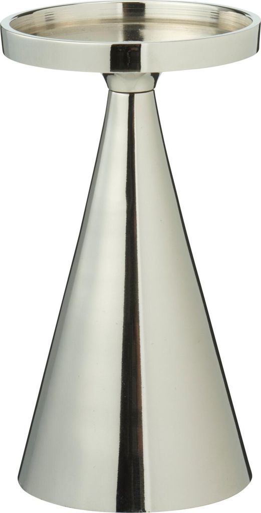 Kandelaar 17cm zilver | 3 stuks