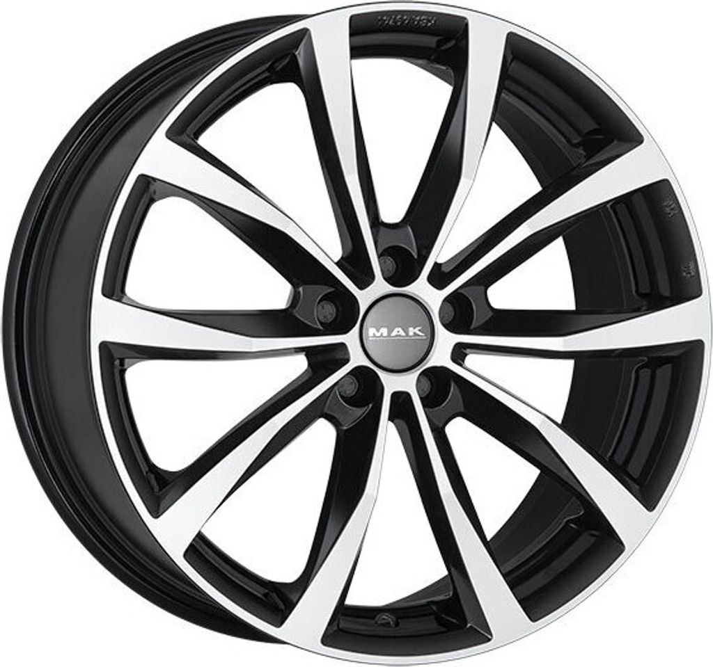 Alufelge Mak Wolf 6.5X16 5X112 Et 42 Black Mirror