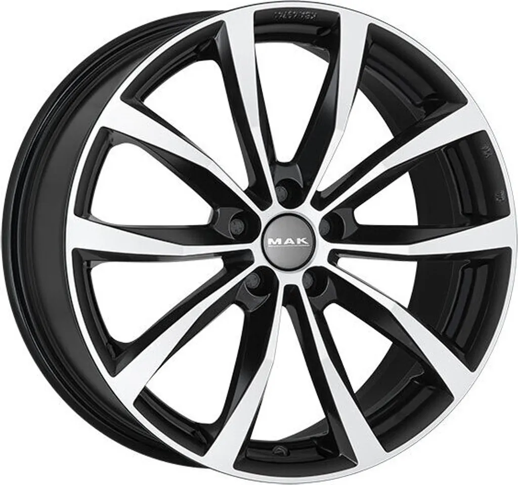 Jante aluminium 20 pouces MAK WOLF Noir Mirror pour berline et SUV chic