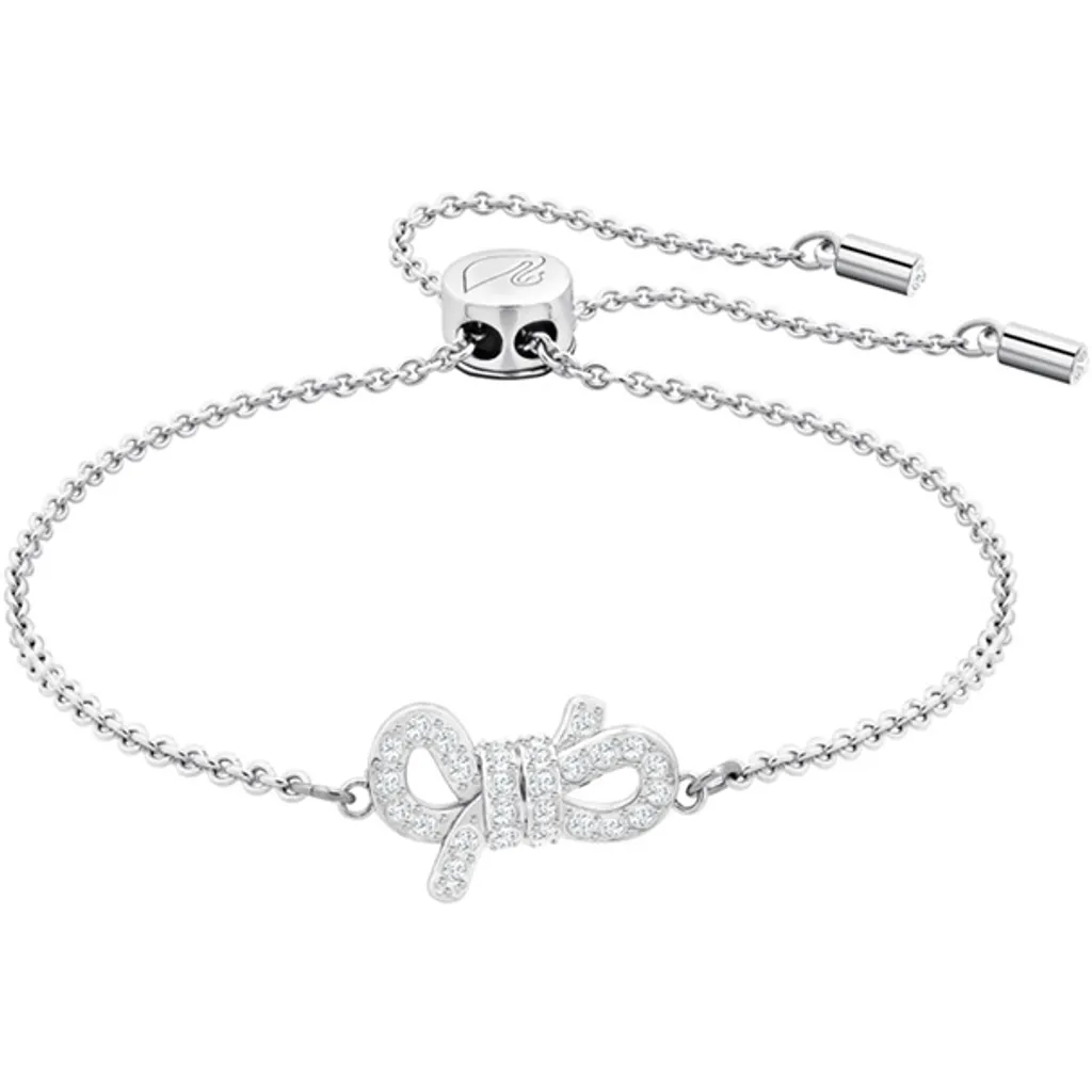 Swarovski 5469983 Bracelet Lifelong Bow Nœud Blanc Finition Mixte