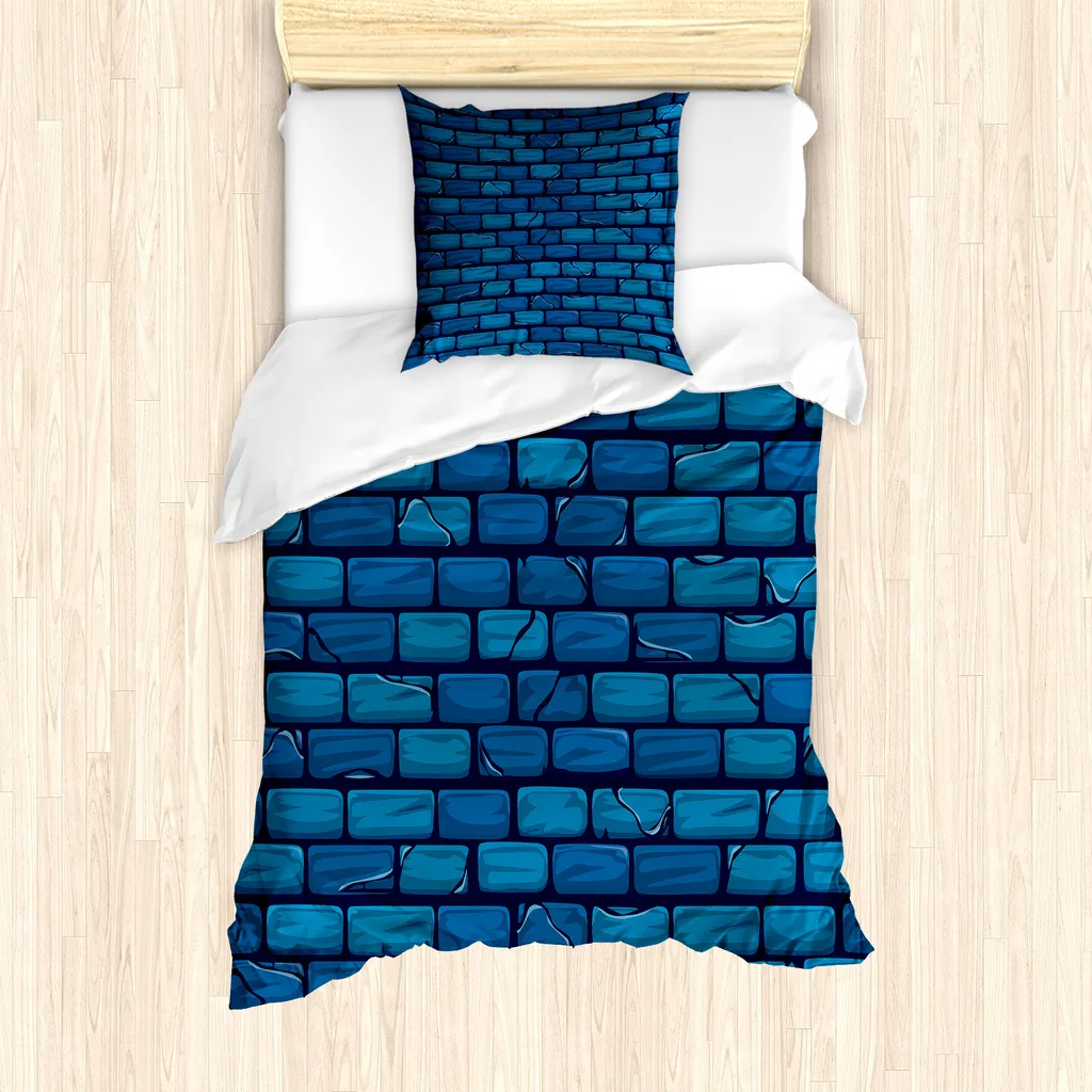 Set Letto Singolo Urban Style ABAKUHAUS Blu Petrolio - Design Top