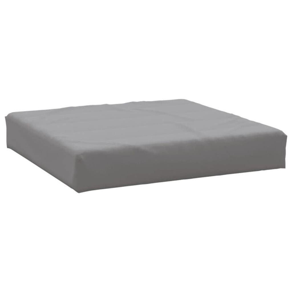 vidaXL Palettenkissen Grau 60x60x9,5 cm Oxford-Gewebe Produktbild 