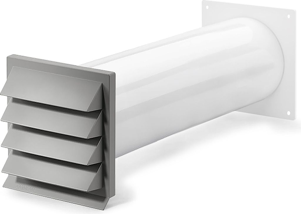 NABER K-Klima-R 150/150 condotta a parete, grigio chiaro, Immagine del prodotto 