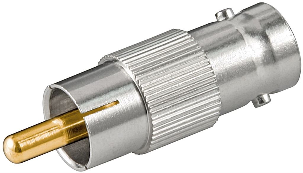 Goobay 11355, BNC, RCA, Stříbrná Obrázek produktu 