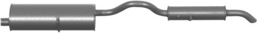 VEGAZ CHS-125 Endschalldämpfer für CHRYSLER VOYAGER IV (RG, RS) Auspuff