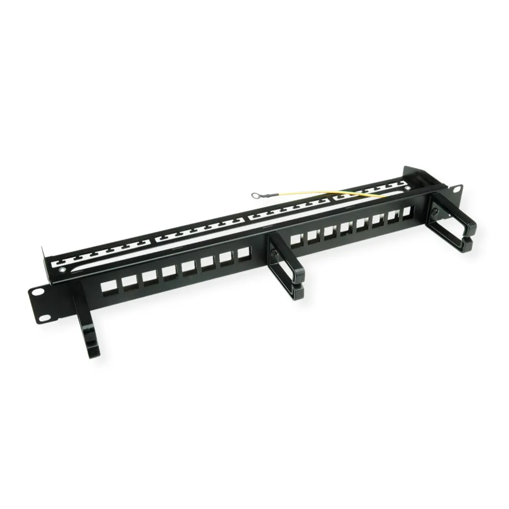 Support Modulaire Keystone 16 Ports ROLINE Blindé Noir 26.11.0363 - 10