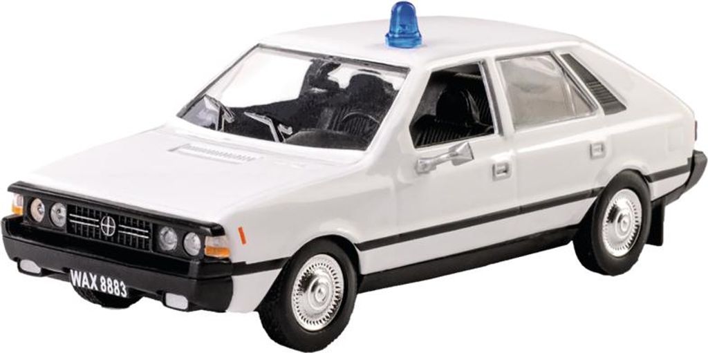 FSO Polonez Spielzeugauto, weiß, „07 Report“, Maßstab 1:43, PRL Daffi Collection