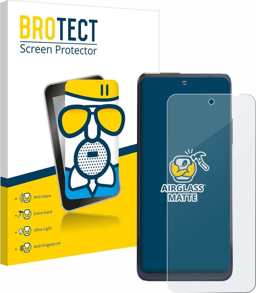 BROTECT Entspiegelungs Schutzglas für Thuraya One Schutzfolie Panzer Folie Glas Display Schutz matt