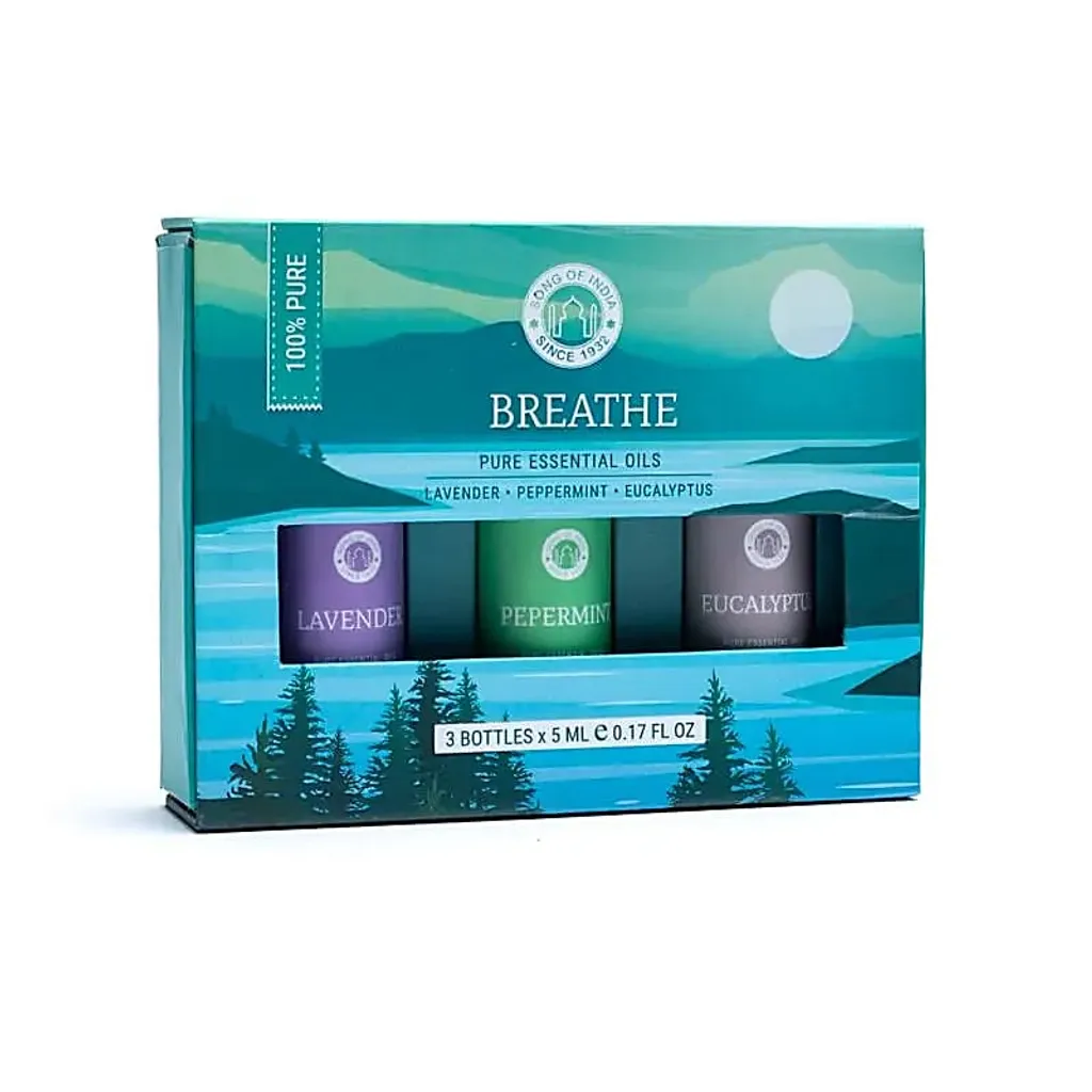 Trio huiles essentielles Breathe 3x5 ml purifiant et 100% pur naturel