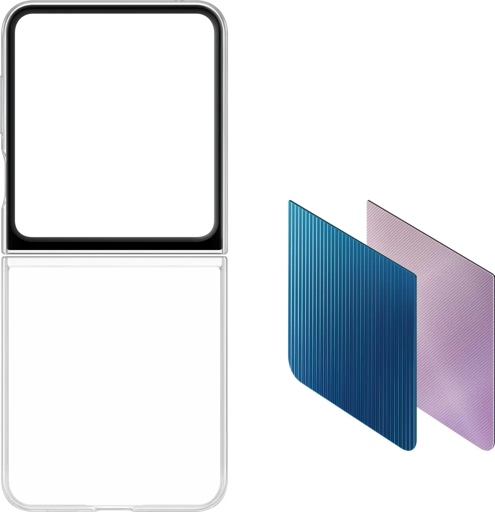 Cover Samsung Z Flip5 EF-ZF731CTEGWW FlipSuit Case Trasparente 6.7"