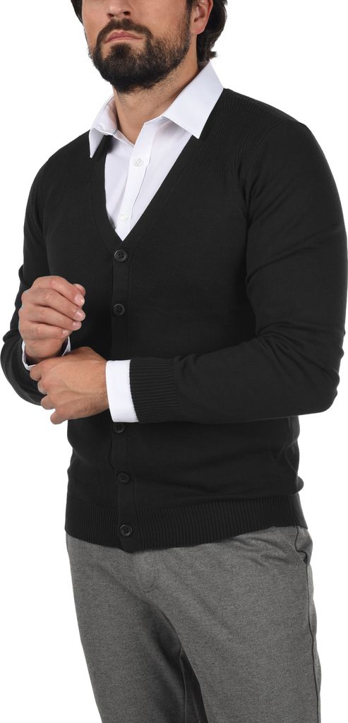 BLEND BHCaden Herren Strickjacke Cardigan Feinstrick