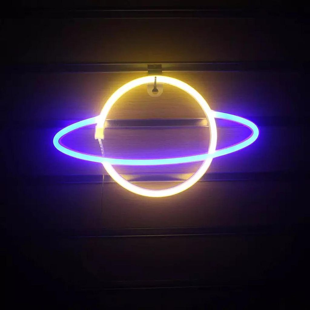 Luce LED Neon Forever Light: Decorazione Murale Arcobaleno Multicolore Con Alimentazione USB O A Batteria. Perfetta Come Luce Notturna O Per Feste