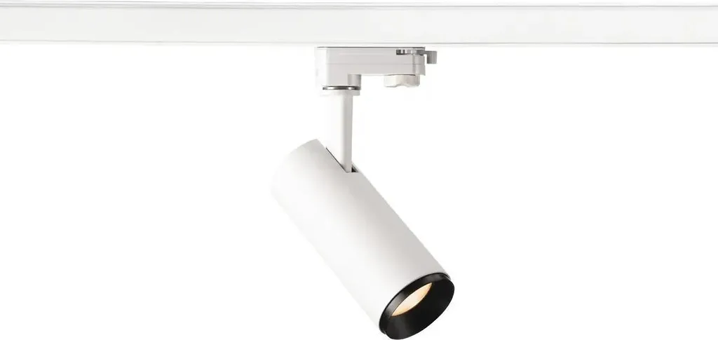 Projecteur NUMINOS PHASE SLV Triphasé Blanc et Noir 3000K 24°