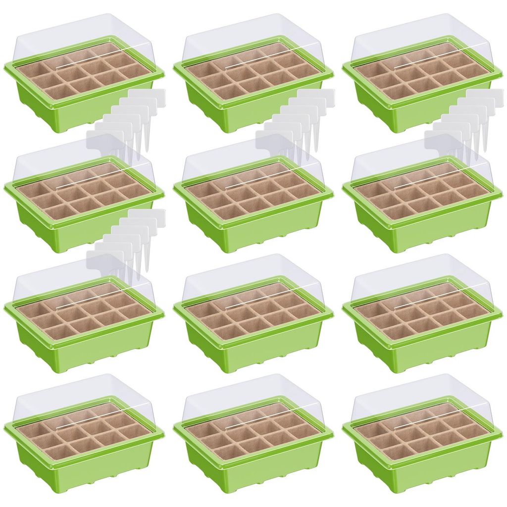 WELLGRO Mini Gewächshaus inkl. 6 Pflanzschilder - für bis Produktbild 